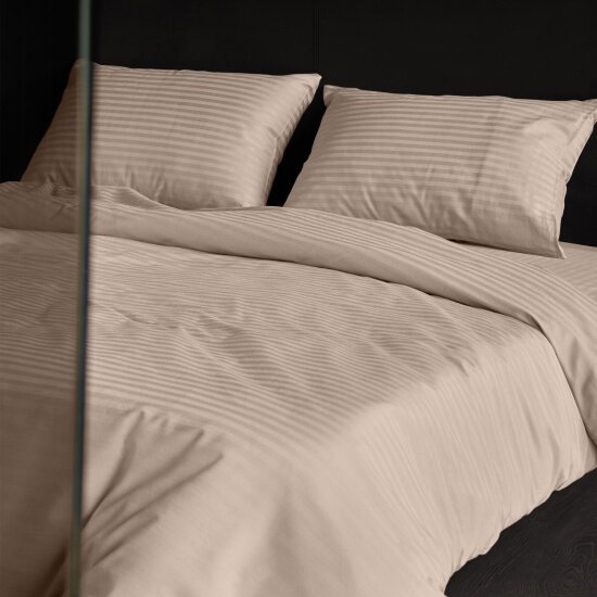 фото Евро комплект постельного белья Verossa Страйп-сатин Sahara с наволочками 50х70, 70х70, 798285