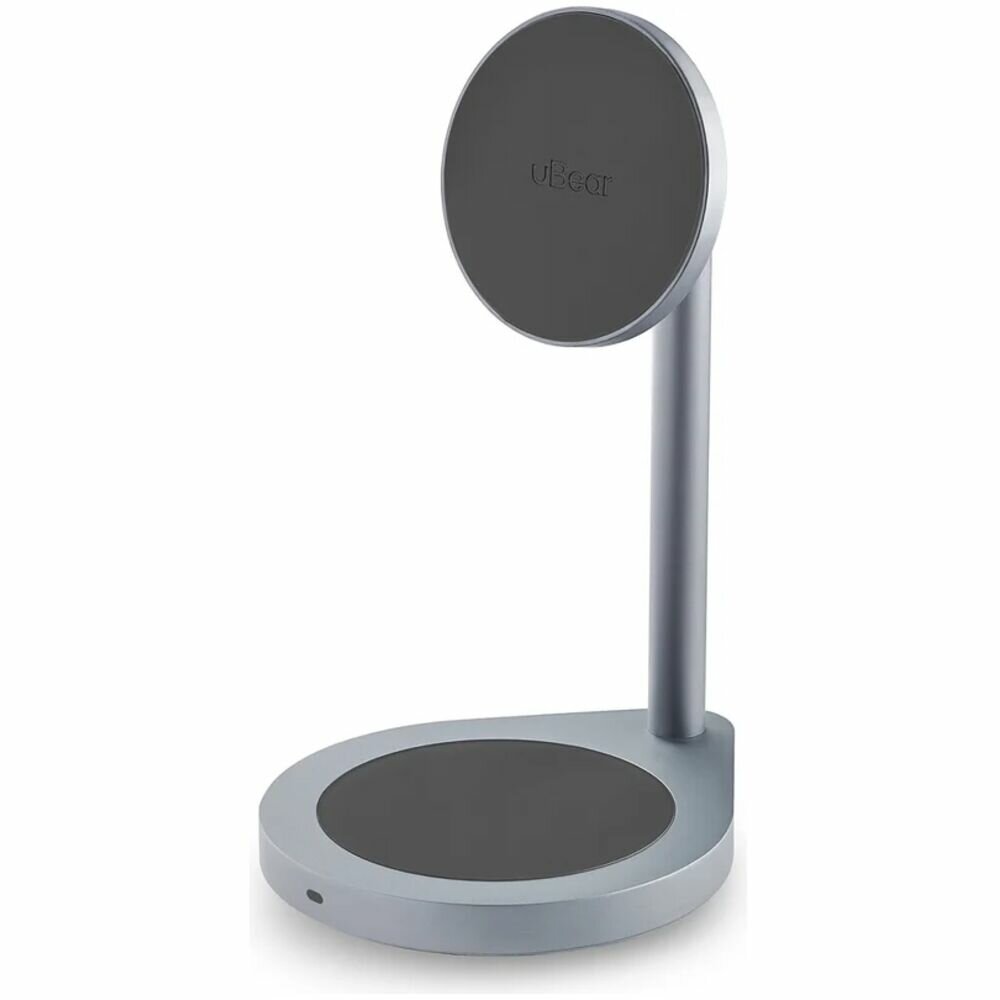 Беспроводная зарядная панель 2 в 1 Для IPhone, Airpods uBear Stage 30W Grey