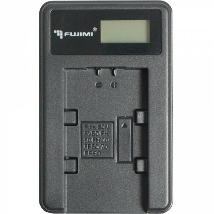 Зарядное устройство от USB и сети Fujimi FJ-UNC-BLN1 + Адаптер питания USB мощностью 5 Вт (USB, ЖК дисплей, система защиты)