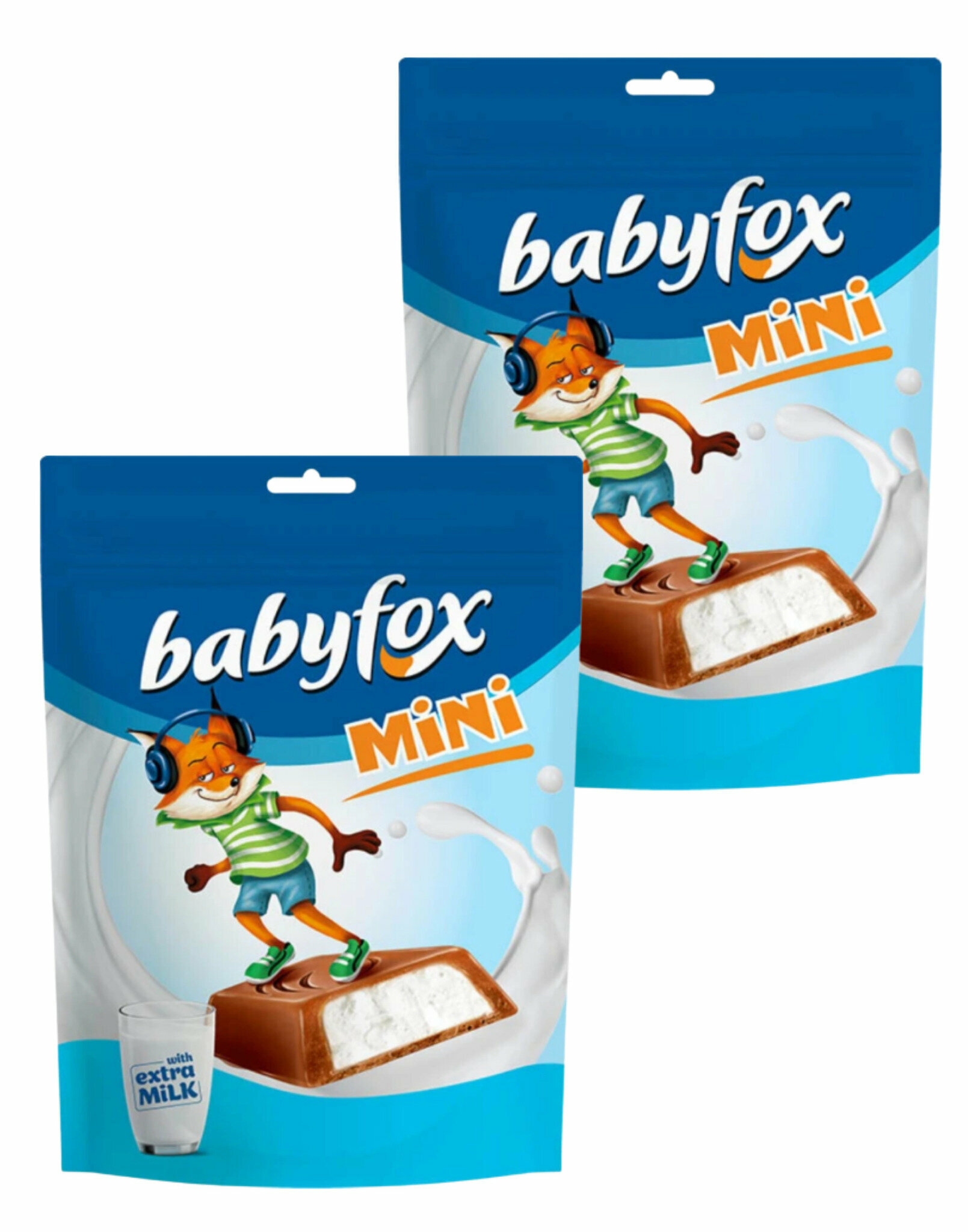 Конфеты Конфеты "BabyFox" mini с молочной начинкой, 120 г, 2 уп - фотография № 2