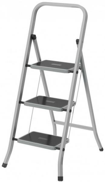 фото Стремянка Сибртех 97868 3 ступени (уценка, поврежденная упаковка, некомплект)
