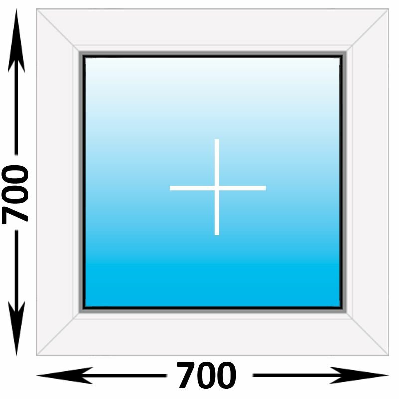 Пластиковое окно Veka WHS глухое 700x700 (ширина Х высота) (700Х700)