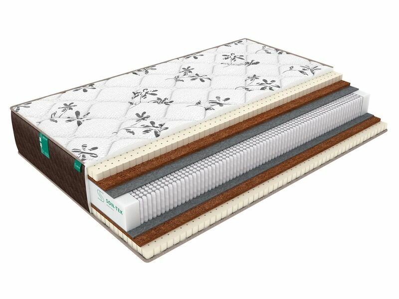 Матрас Sleeptek Lux LatexStrong Double, 100x200 см (нестандартный), пружинный