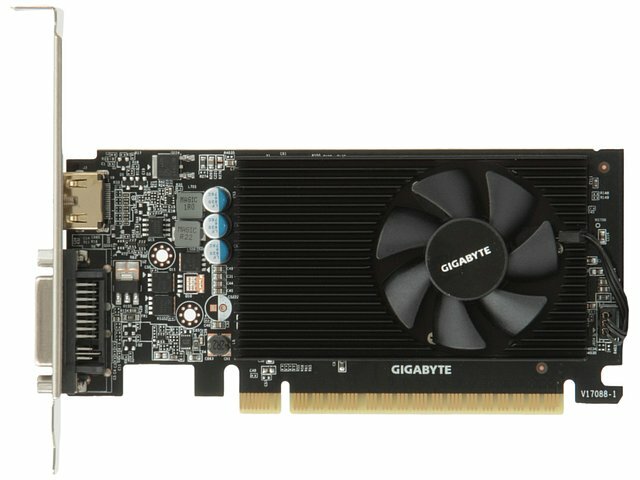 Видеокарта GIGABYTE Видеокарта GIGABYTE GeForce GT 730 GV-N730D5-2GL (GeForce GT 730, 2ГБ DDR5, DVI, HDMI) (PCI-E) (ret)