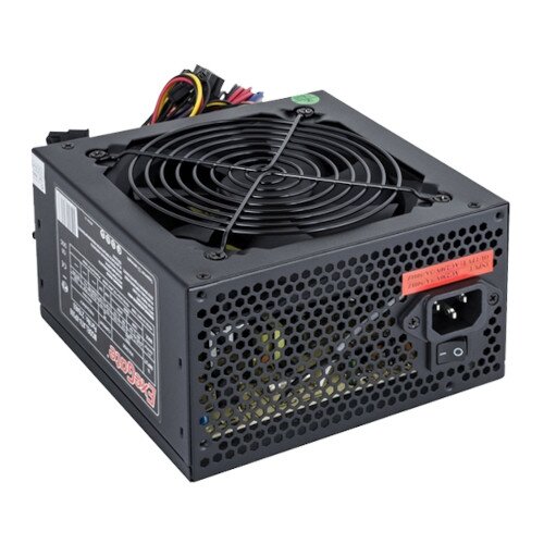 Блок питания ATX Exegate EX219463RUS 500W, black, 12cm fan, 24p+4p, 6/8p PCI-E, 3*SATA, 2*IDE, FDD - фото №2