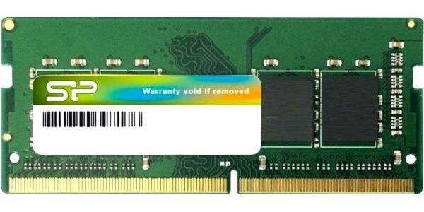 Оперативная память для ноутбука 8Gb (1x8Gb) PC4-21300 2666MHz DDR4 SO-DIMM CL19 Silicon Power SP008GBSFU266B02