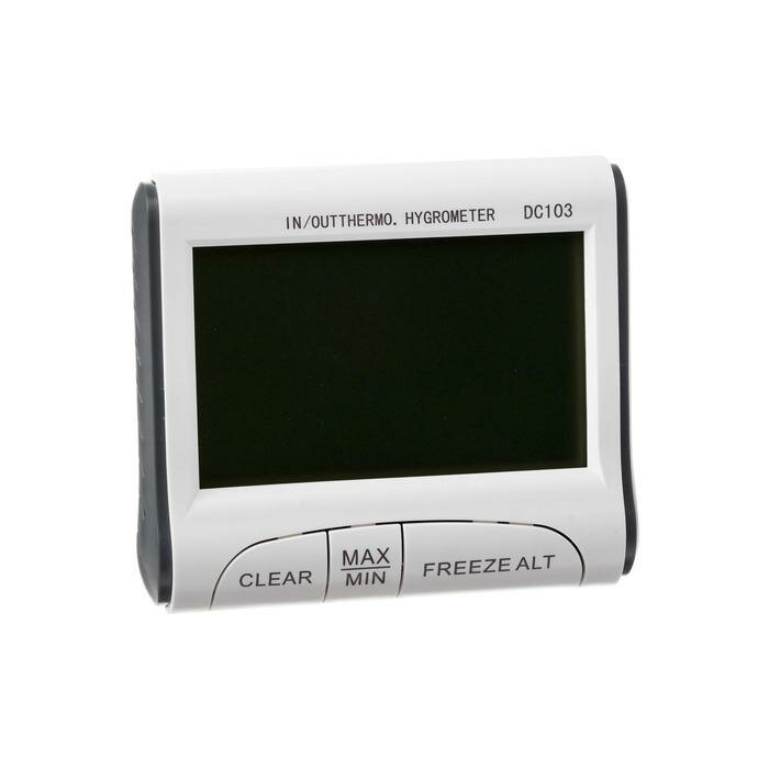 Luazon Home Термометр Luazon LTR-15, электронный, 2 датчика температуры, датчик влажности, белый - фотография № 3