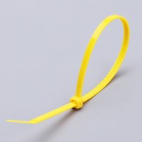 Стяжки кабельные нейлоновые 3х100 мм (100шт) Цвет: Желтый