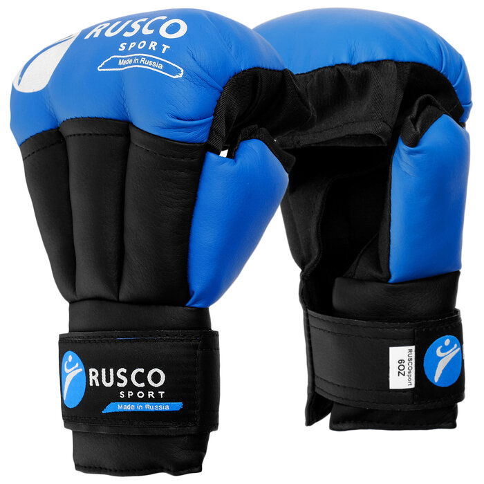 RuscoSport Перчатки для рукопашного боя RUSCO SPORT 12 Oz цвет синий