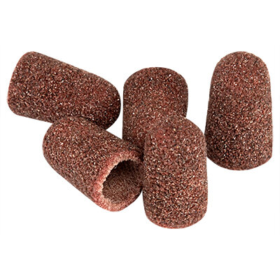 Колпачки песочные IRISK диам. 7 мм (80 грит) коричневые Б802-07-01, 5 шт
