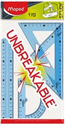 Maped. Набор суперпрочных принадлежностей для черчения "Study Unbreakable" (4 предм) арт.981703