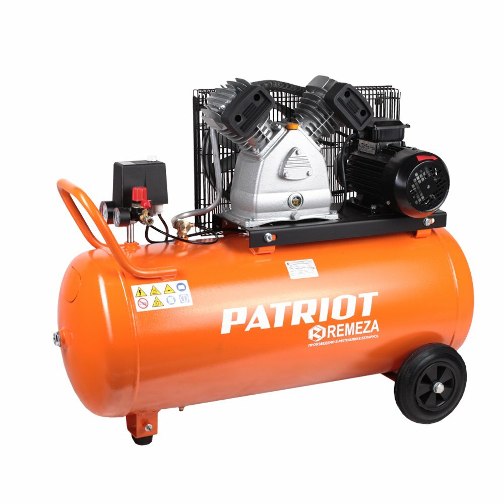 Компрессор поршневой ременной Patriot Remeza СБ 4/С-100 LB 30, 2200 Вт