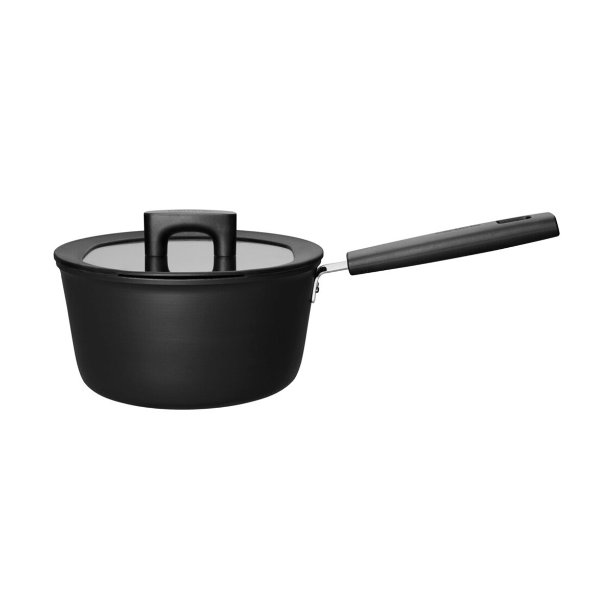 Ковш FISKARS Hard Face , 2.5л, с крышкой, черный - фото №1