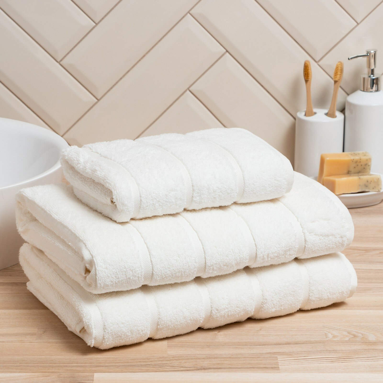 фото Полотенце махровое Love Life «Ария» 70х140 см, белый, 100% хл, микро-коттон, 450 гр/м2