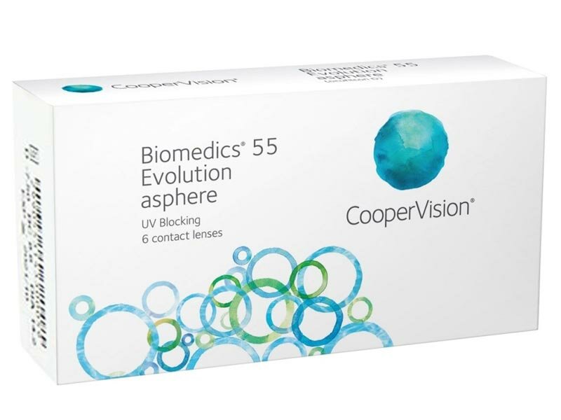   CooperVision Biomedics 55 Evolution Asphere (6  / 8.6 / -1)