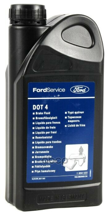 Ford^1850522 Тормозная Жидкость Dot4 1л FORD арт. 1850522