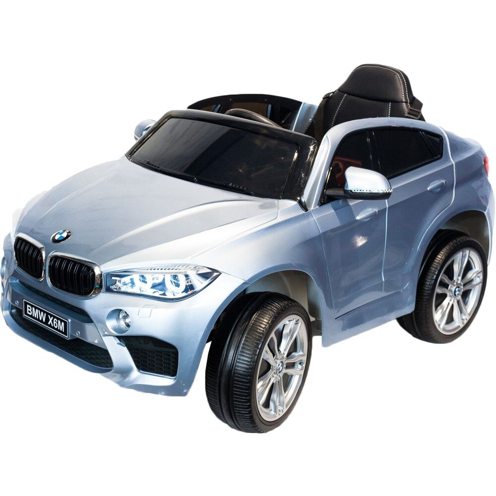 Детский электротранспорт Toyland BMW X6M mini серебристый