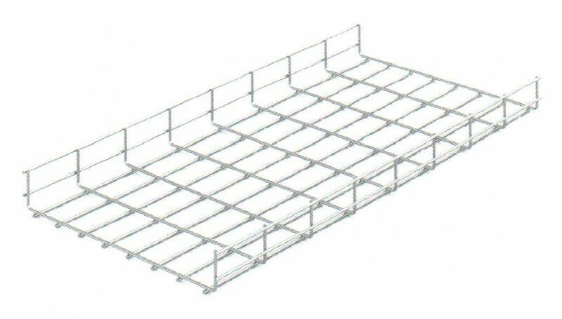 Lanmaster Лоток проволочный 100х400мм, Ф3.8мм, оцинкованный LAN-MT100x400-3.8EZ