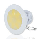 Светодиодный светильник Downlight-100-10GEU (220V, GU10, 10W, Ø116x105mm) (теплый белый 3000K) - изображение