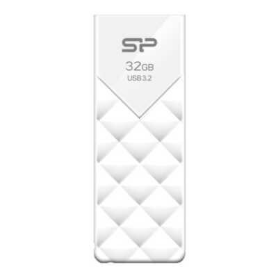 Флешка 32GB Silicon Power Blaze B03, USB 3.2, Белый (SP032GBUF3B03V1W)