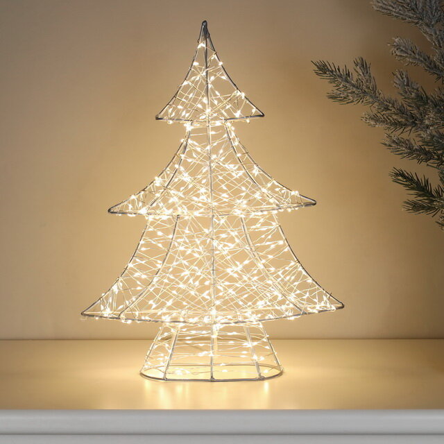 Winter Deco Светодиодная фигура Елка Аноретта 40 см 500 теплых белых микро LED ламп IP44 3060142