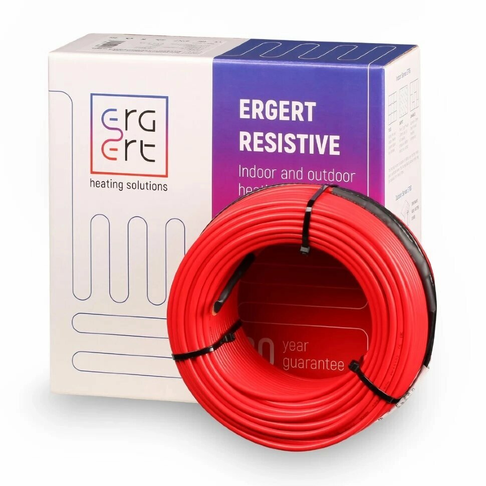 Греющий кабель Ergert ETRS-18 2775 Вт 154 м в стяжку (18,5 м. кв), ETRS1802775