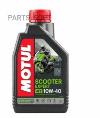 Синтетическое моторное масло Motul Scooter Expert 4T 10W40