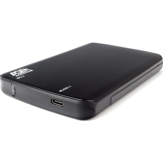 Внешний корпус для HDD 2.5" Agestar 31UB2A12C-6G алюминий, черный, USB 3.2