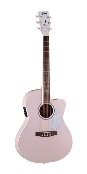 Jade-Classic-PPOP Jade Series Электро-акустическая гитара розовая Cort