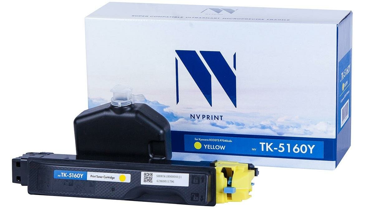 Картридж NV-Print TK-5160Y 12000стр Желтый