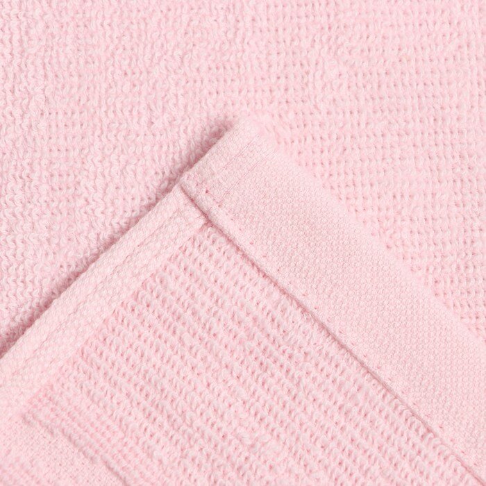 Полотенце махровое Love Life Border, 50х90 см, цвет розовый, 100% хлопок, 380 гр/м2 - фотография № 4