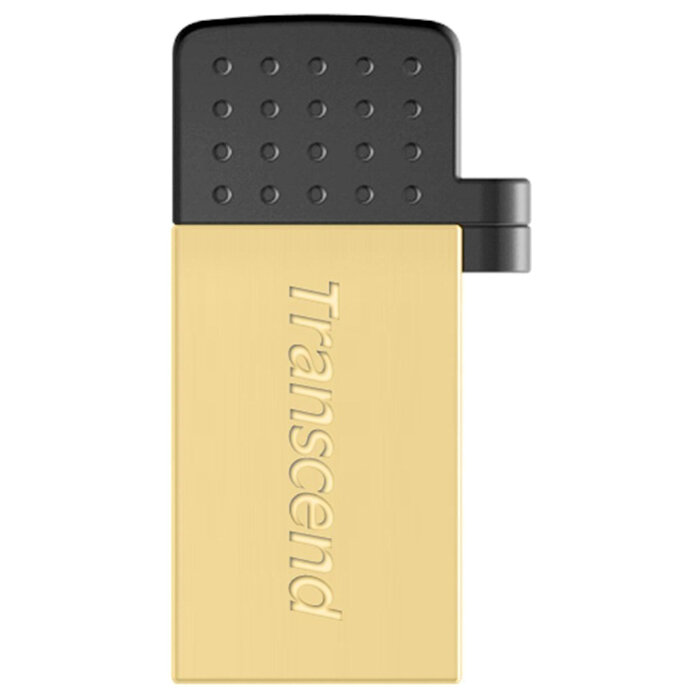 Флеш-диск 16Гб Transcend Jetflash 380G ( TS16GJF380G ) USB 2.0/microUSB OTG Золотистый