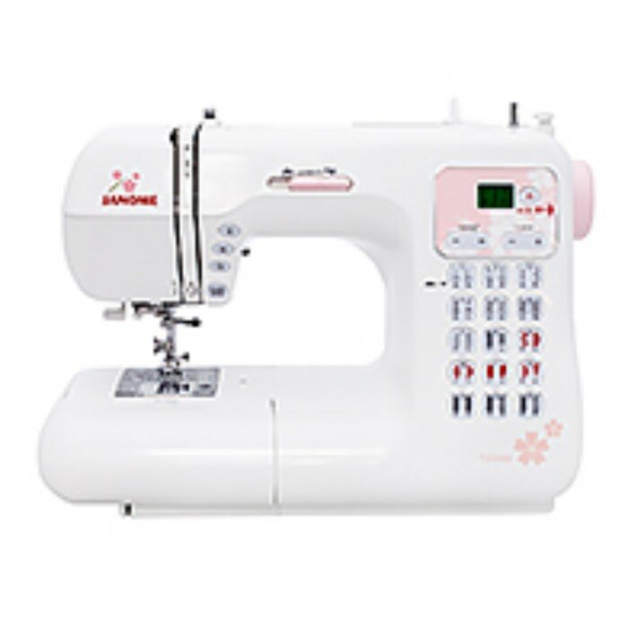 JANOME Швейная машина Janome DC 4030, 60 Вт, 30 операций, автомат, белая