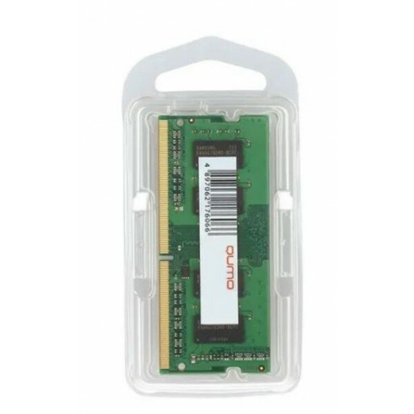 Модуль памяти SO-DIMM DDR-4 16GB QUMO 2666MHz 2Gx8 CL17 260P 1.2V (QUM4S-16G2400N17)