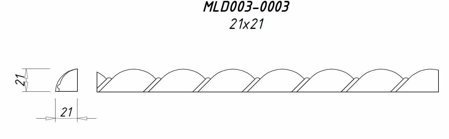 Раскладка коса бука, WOODINT, MLD0030003B2 - фотография № 3