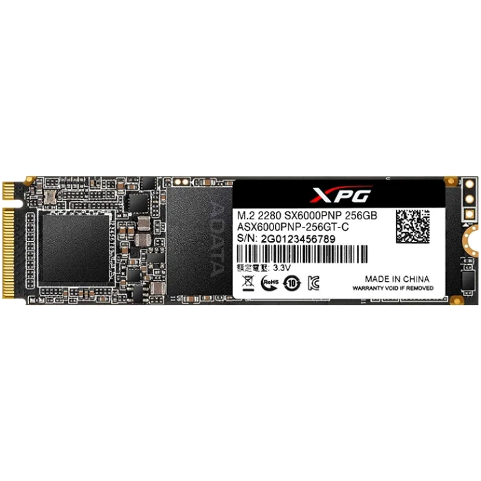 Твердотельный накопитель XPG 256 ГБ M.2 ASX6000PNP-256GT-C