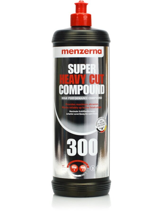 Высокоабразивная полировальная паста MENZERNA Super Heavy Cut Compound 300 (SHCC300), 1 кг