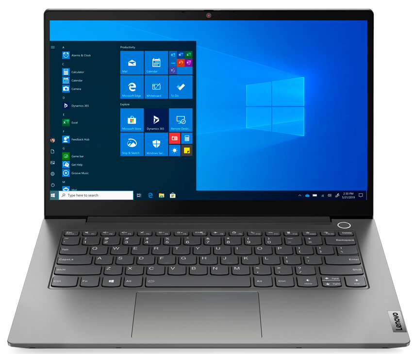 Ноутбук Lenovo ThinkBook 14 G2 ARE 20VF0009UK 14"(1920x1080) AMD Ryzen 5 4500U(2.3Ghz)/8GB SSD 256GB/ /Windows 10 Pro English