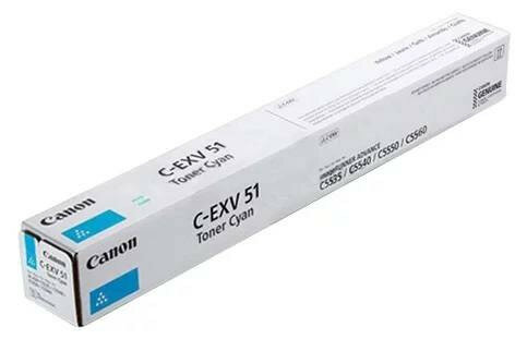 Тонер CANON C-EXV51L C голубой 0485C002