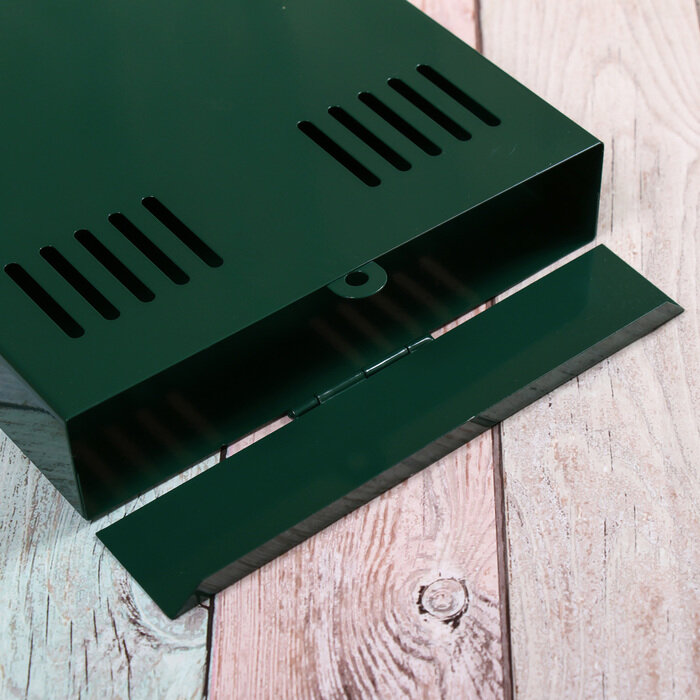 One Day Ящик почтовый без замка (с петлёй), вертикальный, зелёный - фотография № 6