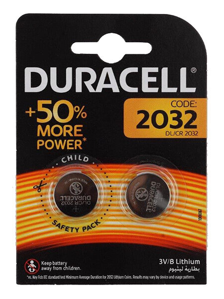 Батарейка Duracell DL/CR2032 CR2032 (2шт.)