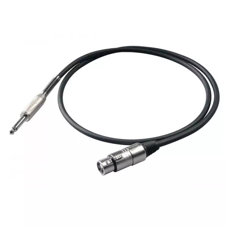 Шнур Proel 6.3mm Jack - XLR/M 3m BULK200LU3