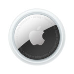 Трекер Apple AirTag модели iPhone и iPod touch с iOS 14.5 или новее; модели iPad с iPadOS 14.5 или новее, 1 шт., из упаковки с 4 шт.белый/серебристый - изображение