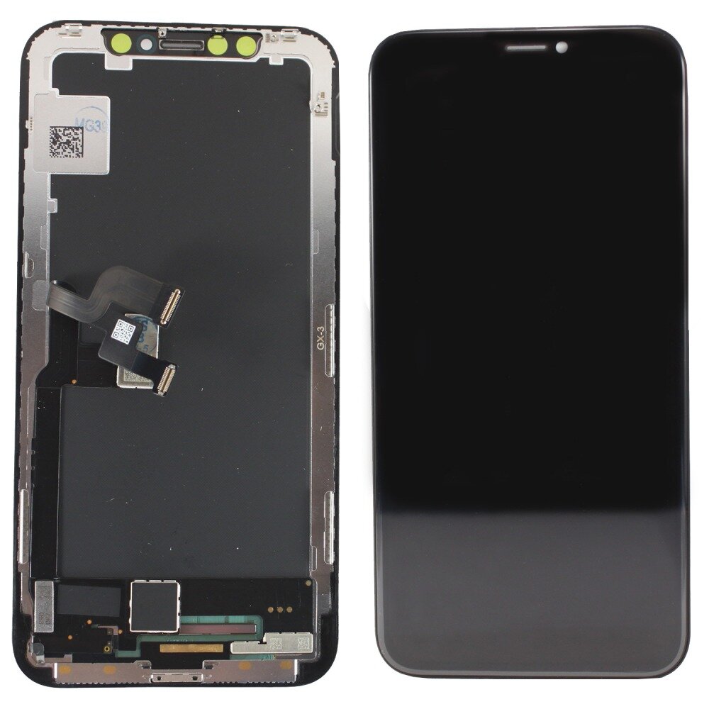 Экран (дисплей) для Apple iPhone X в сборе с тачскрином (черный)