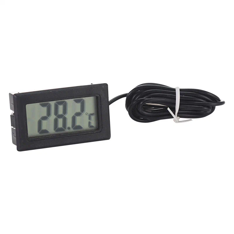 Термометр цифровой с выносным датчиком для температуры воздуха и воды для аквариума
