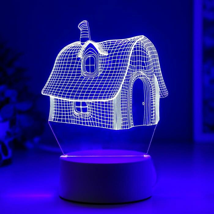 RISALUX Светильник "Уютный дом" LED RGB от сети - фотография № 4