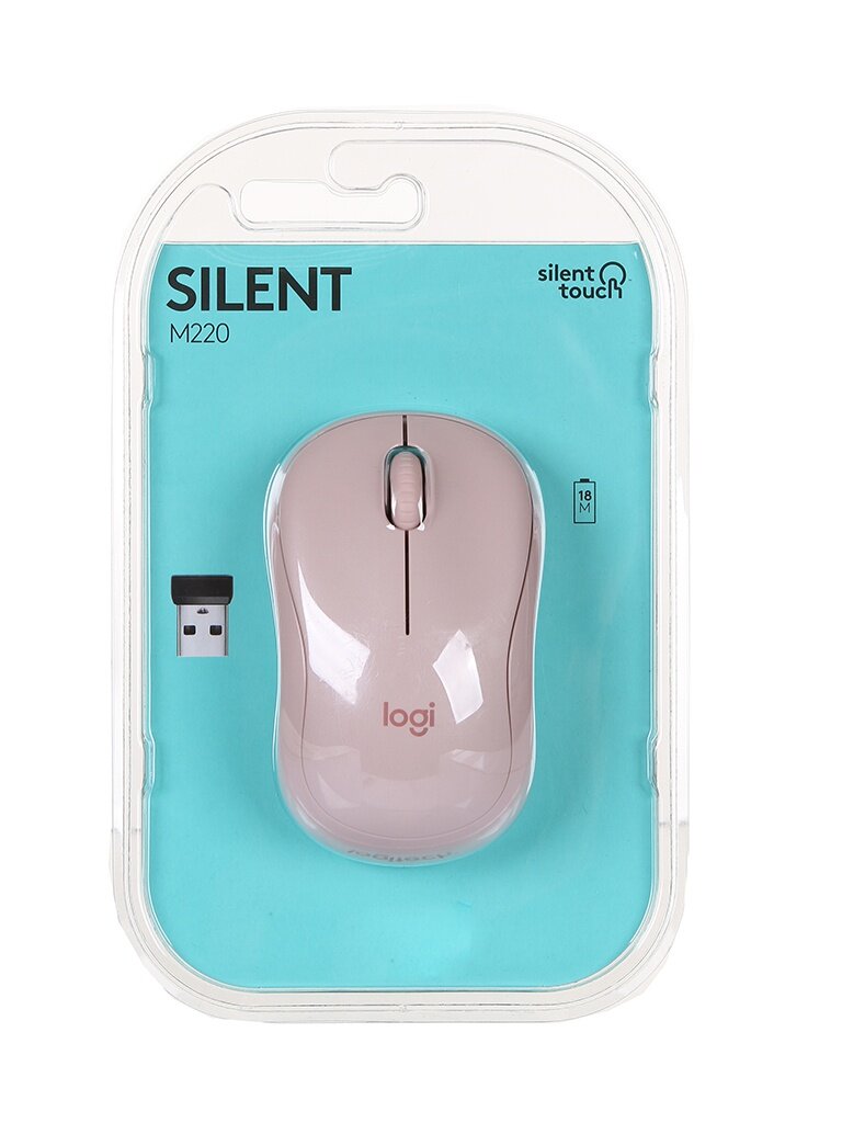 Мышь Logitech M220 Silent Rose 910-006129