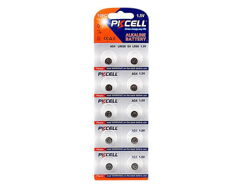 Батарейка Pkcell LR66/AG4 AG4-10B (10 штук)