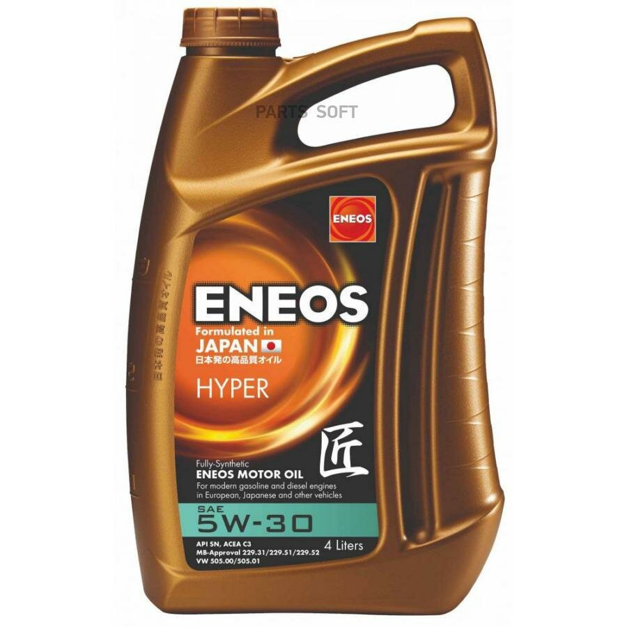 Синтетическое моторное масло ENEOS Hyper SN 5W-30