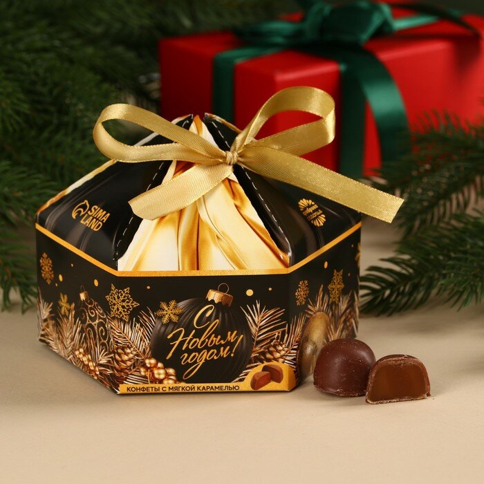 Фабрика счастья Шоколадные конфеты в коробке «Все мечты сбудутся», вкус: карамель, 200 г. - фотография № 1